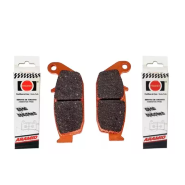 Kit Pastilha Dianteira + Traseira APACHE 200