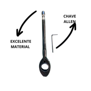 Antena Corta Pipa Moto Retrátil