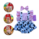 Jardineira Body Romper Roupa Bebe Feminina