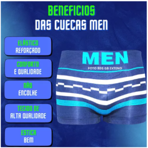 Kit 10 Cuecas Boxer Masculina
