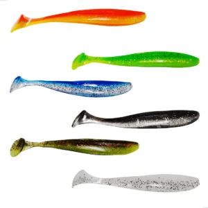 Kit 12 Unidades Isca Artificial Soft Shad