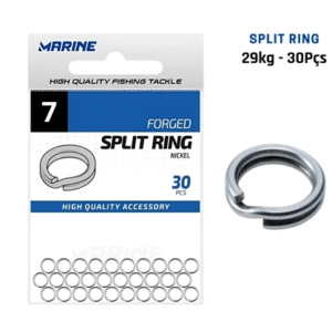 Argola Marine Split Ring - 30pçs Nº07