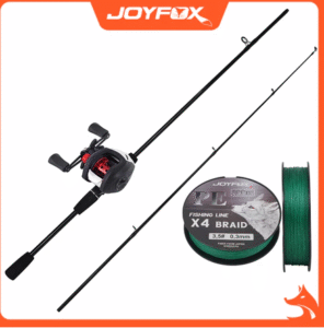 Kit Vara De Pesca Carretilha Pesca Esquerda 17+1